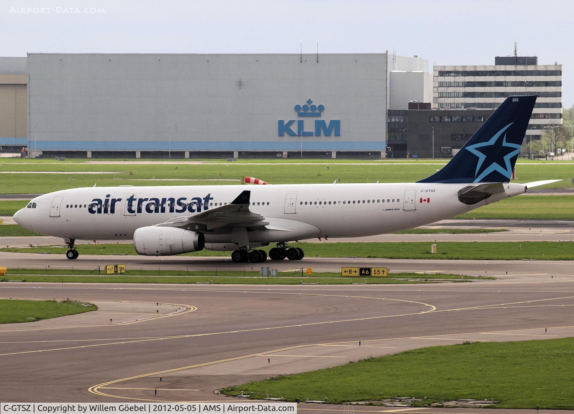 C-GTSZ, 2008 Airbus A330-243 C/N 971, Taxi to the gate of Schiphol Airport