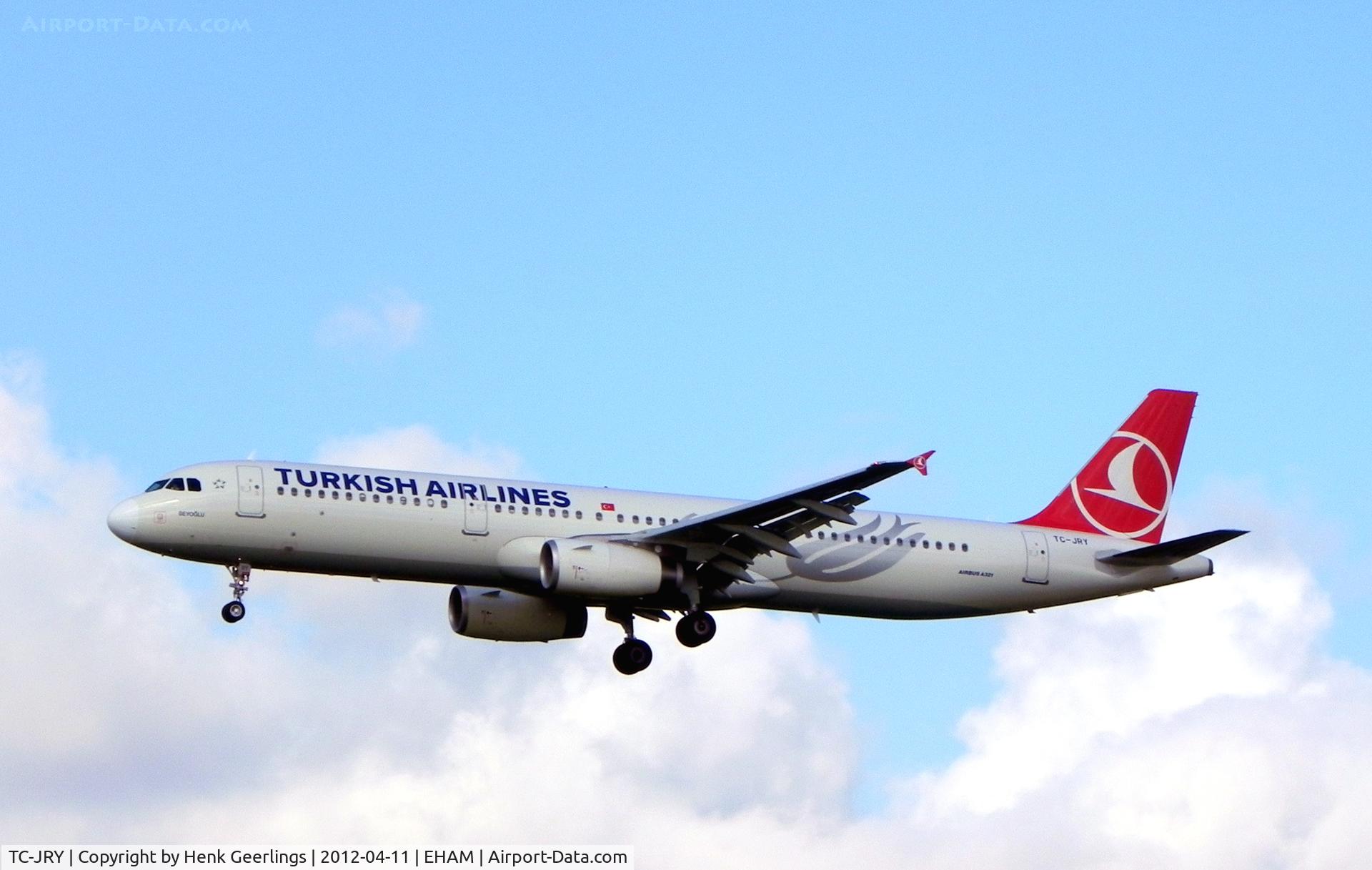 TC-JRY, 2012 Airbus A321-231 C/N 5083, Turkish Airlines