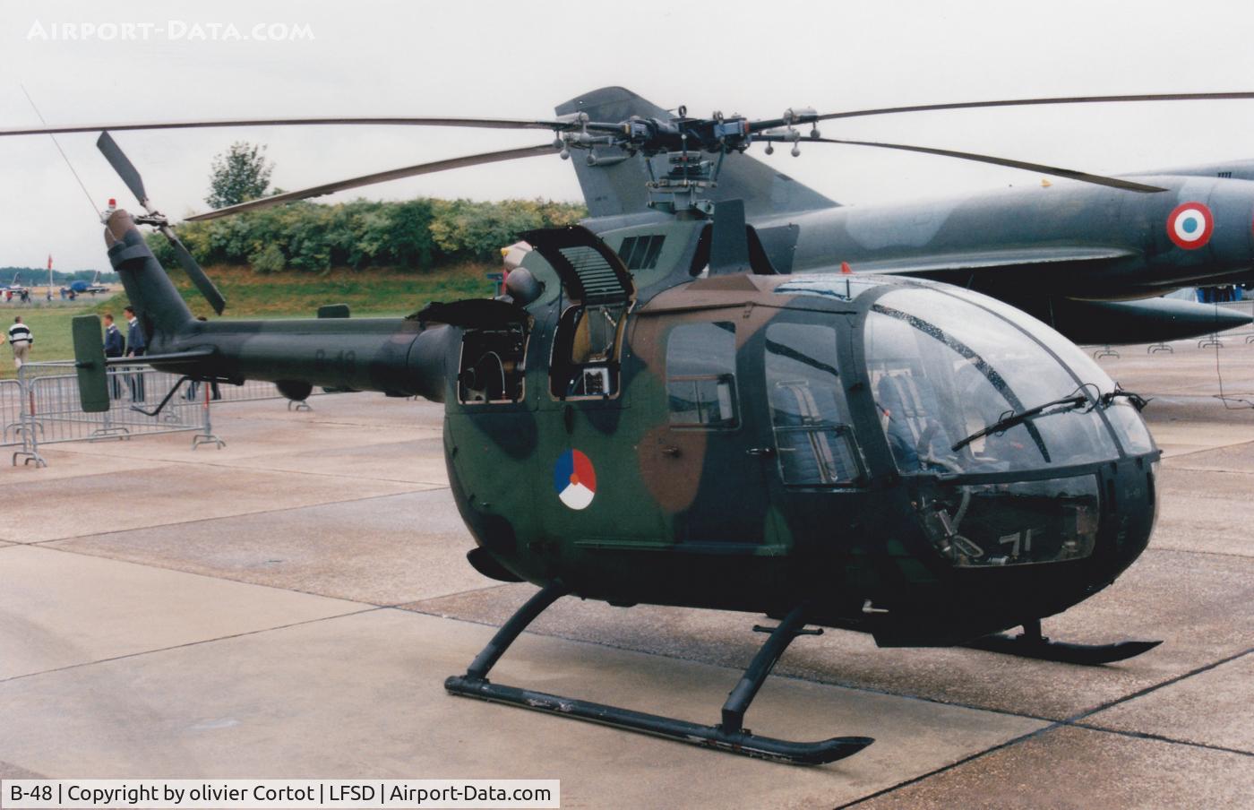 B-48, MBB Bo-105CB C/N S-248, Dijon airshow 1997