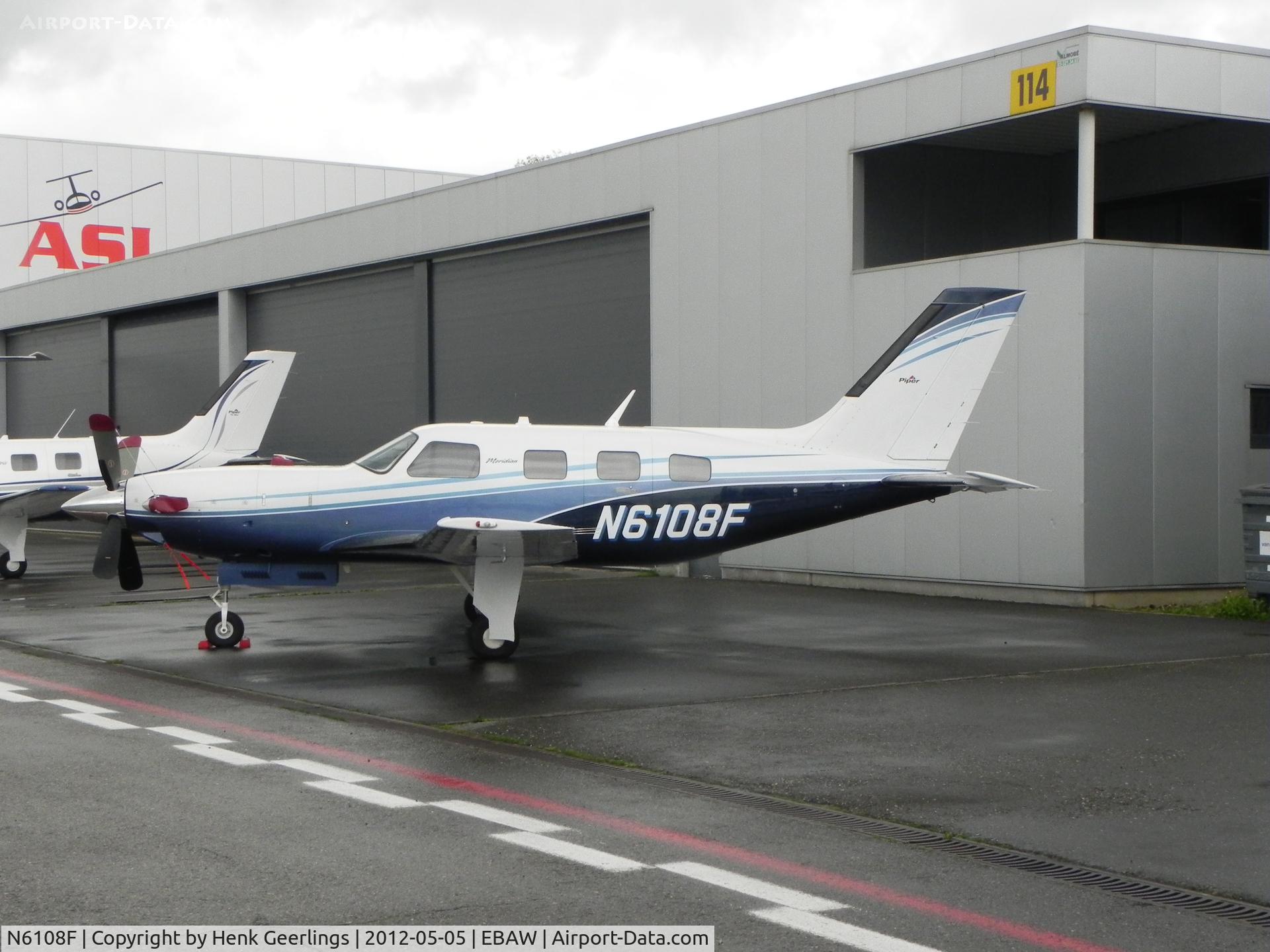 N6108F, 2011 Piper PA-46-500TP Malibu Meridian C/N 4697450, Deurne  Airport