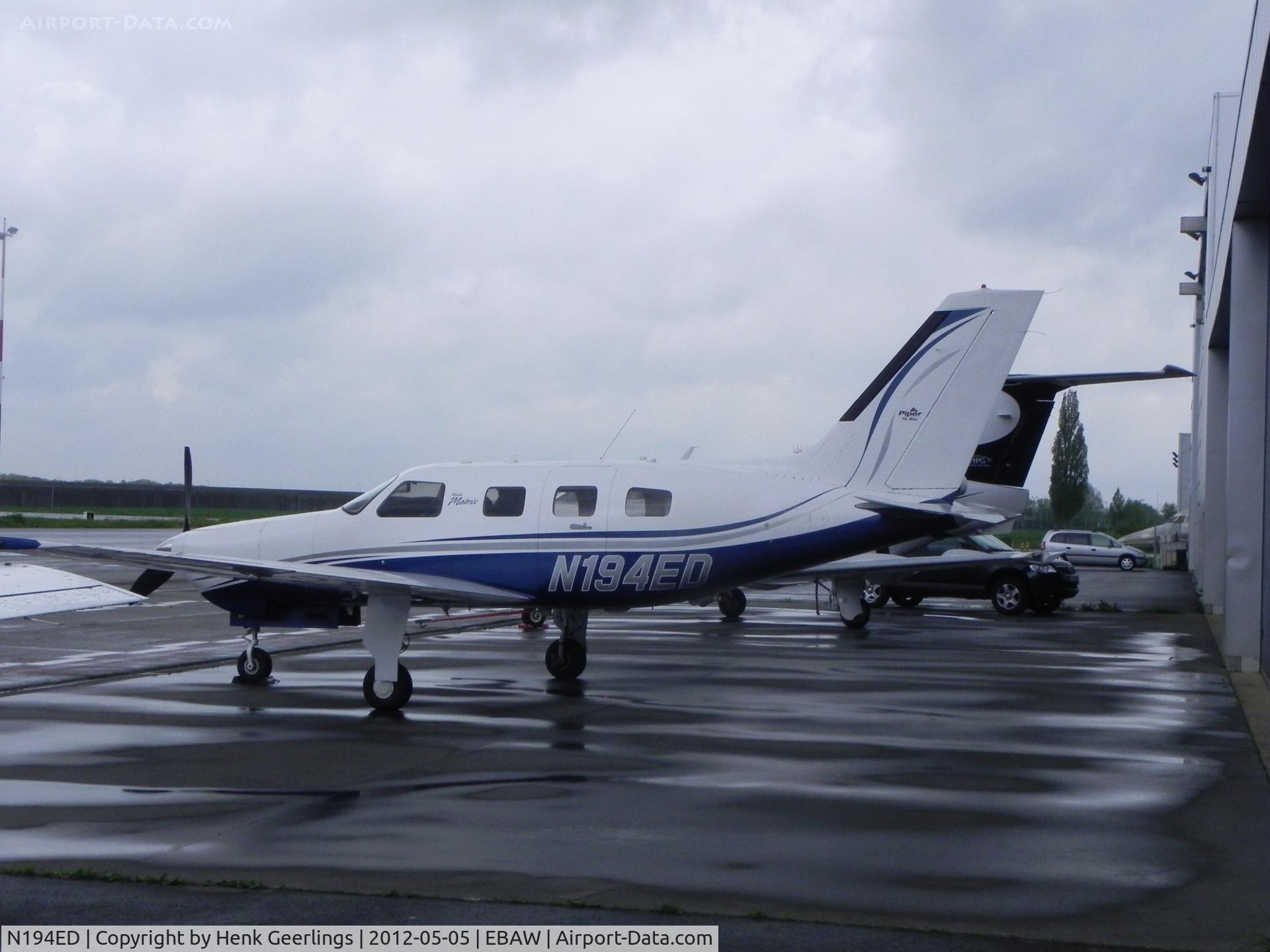 N194ED, Piper PA-46R-350T Malibu Matrix C/N 4692095, Deurne - Belgium