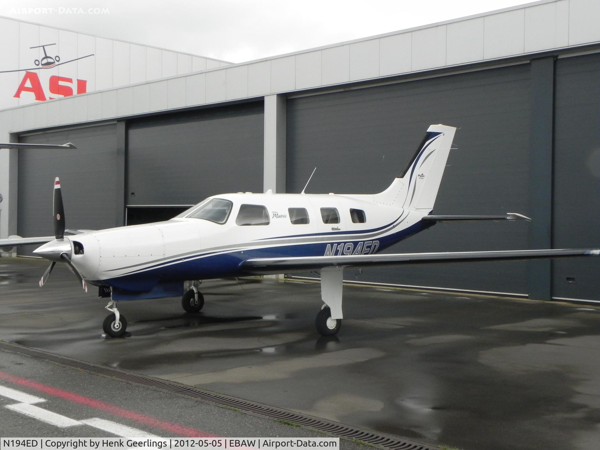 N194ED, Piper PA-46R-350T Malibu Matrix C/N 4692095, Deurne Airport