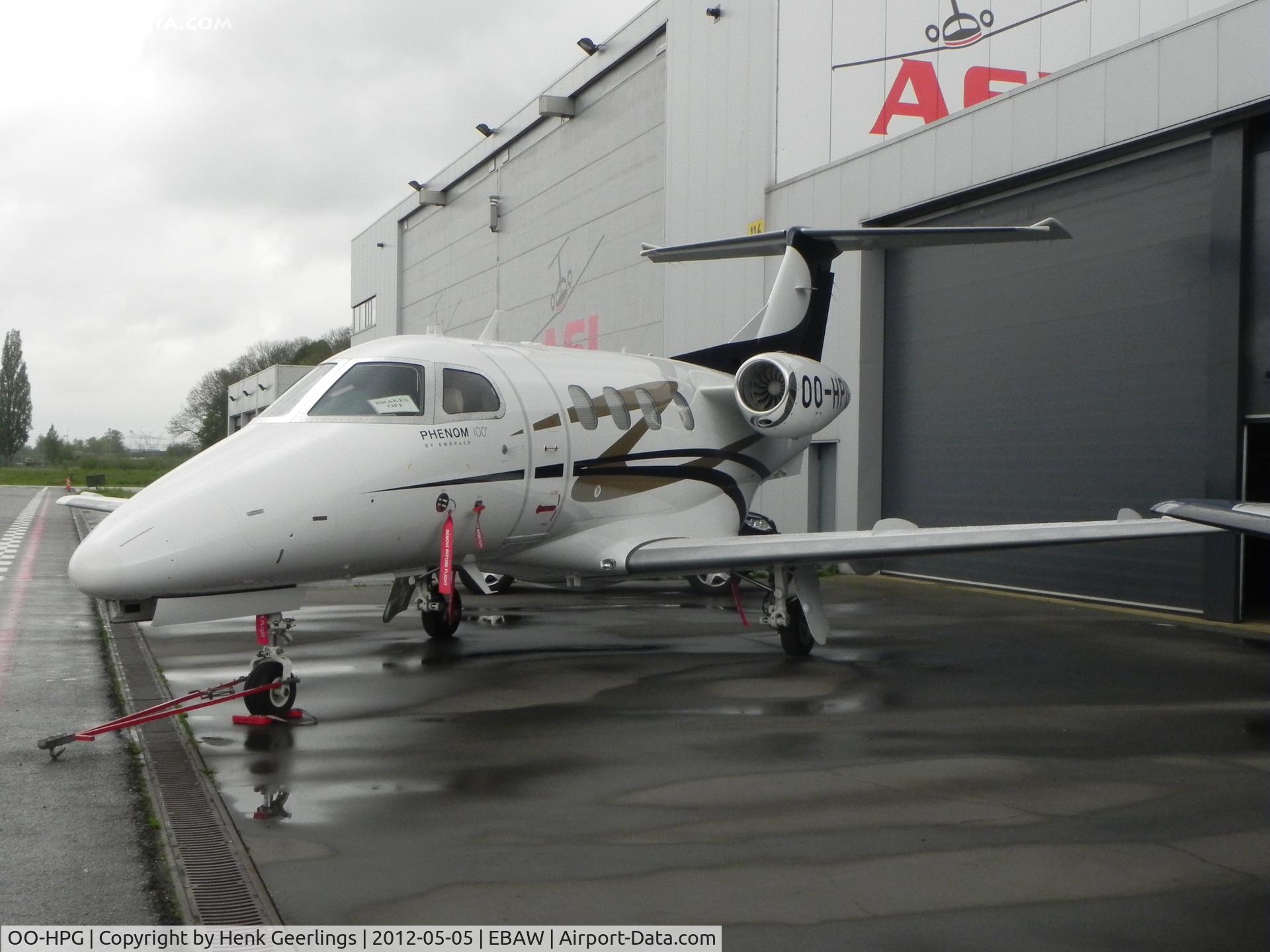 OO-HPG, 2010 Embraer EMB-500 Phenom 100 C/N 50000187, Deurne Airport