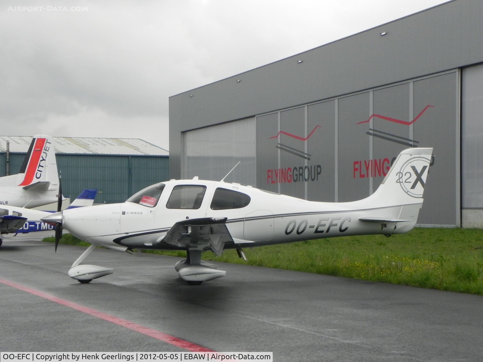 OO-EFC, Cirrus SR22X C/N 3486, Deurne - Belgium