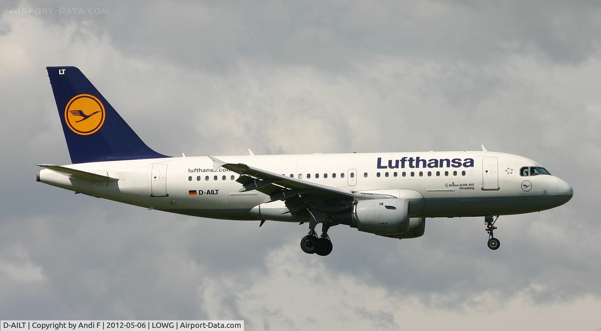 D-AILT, 1997 Airbus A319-114 C/N 738, Lufthansa A319