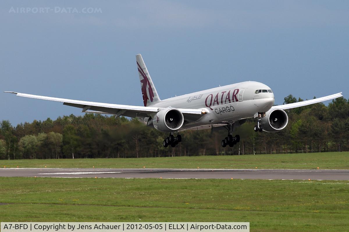A7-BFD, 2012 Boeing 777-FDZ C/N 41427, Taxing to gate