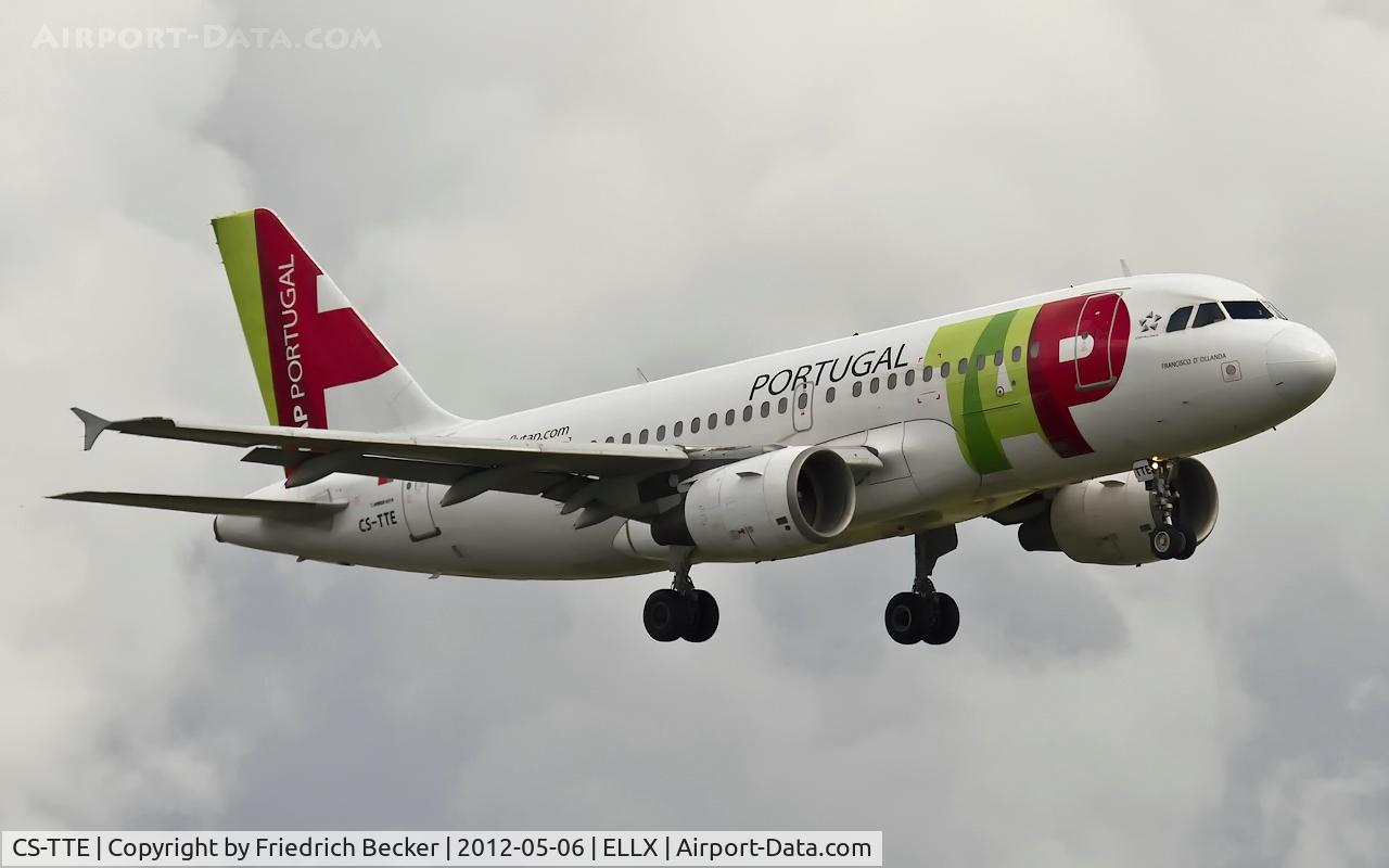 CS-TTE, 1998 Airbus A319-111 C/N 821, on final RW24