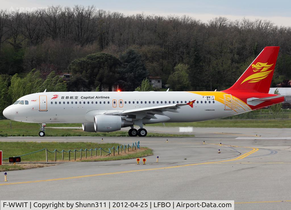 F-WWIT, 2012 Airbus A320-214 C/N 5114, C/n 5114 - To be B-6769