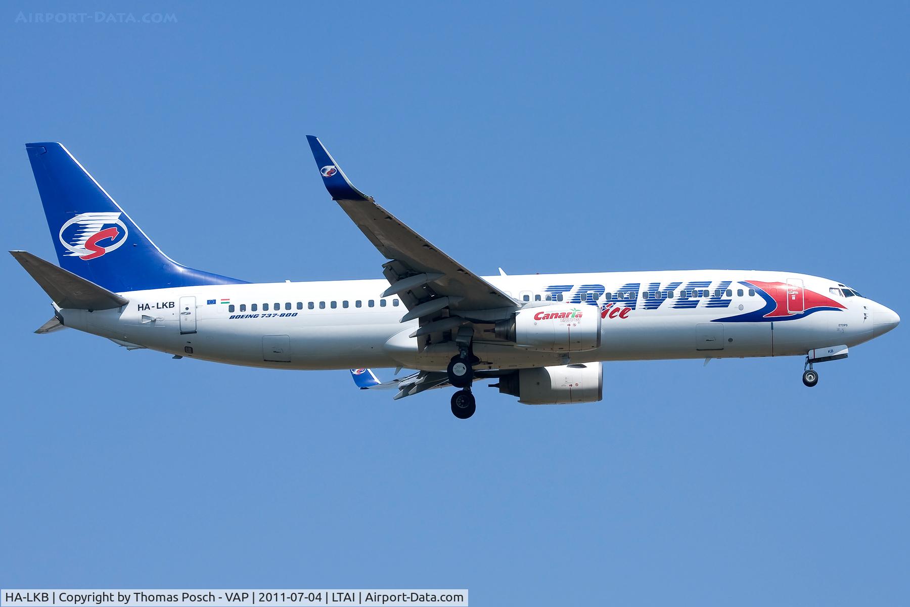 HA-LKB, 2004 Boeing 737-86Q C/N 30294, Travel Service Hungary