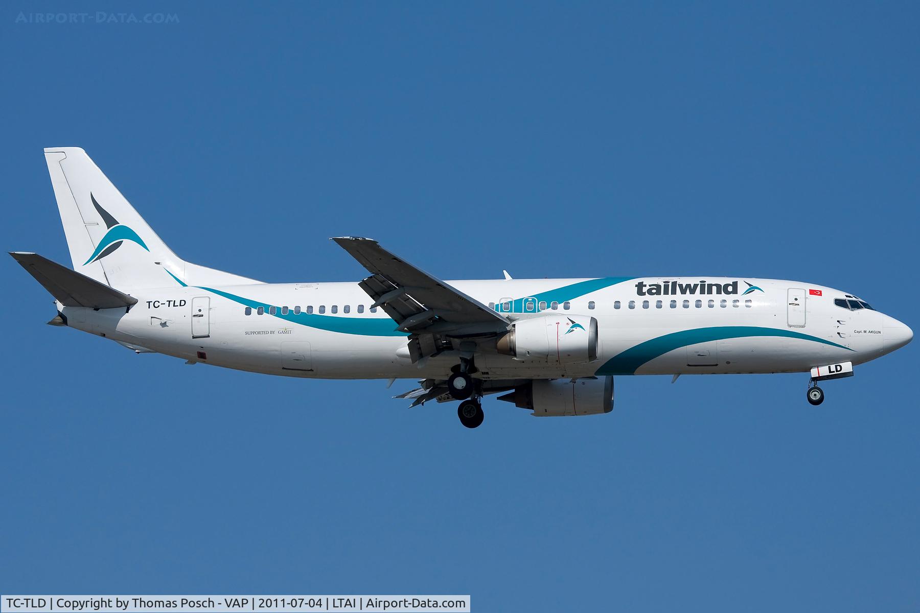 TC-TLD, 1996 Boeing 737-4Q8 C/N 28199, Tailwind Airlines