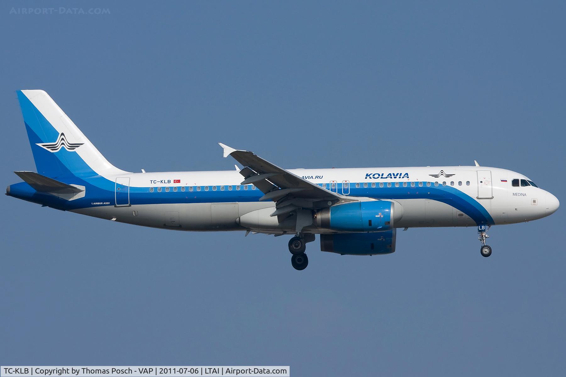 TC-KLB, 2003 Airbus A320-232 C/N 2077, Kolavia
