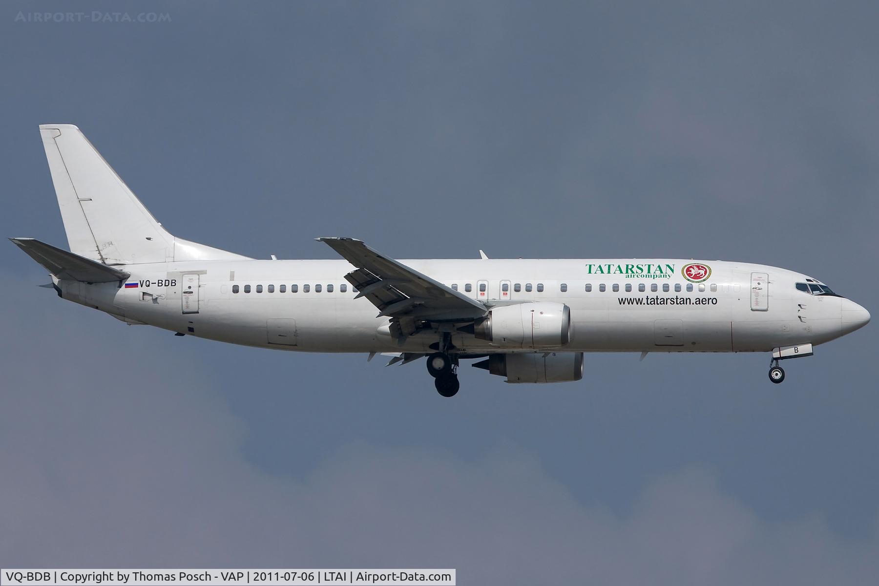 VQ-BDB, 1997 Boeing 737-4D7 C/N 28702, Tatarstan Airlines