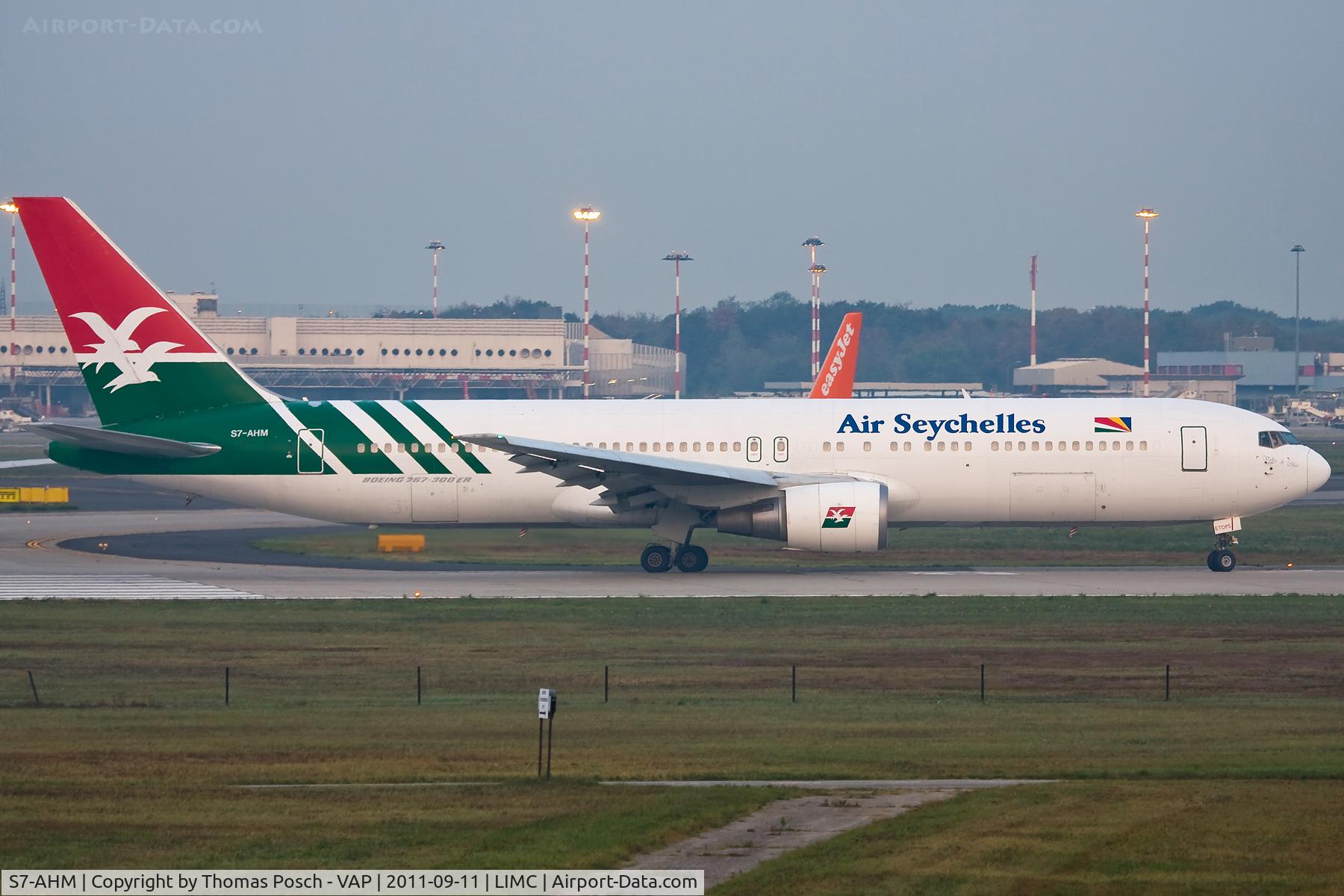 S7-AHM, 1996 Boeing 767-37D/ER C/N 26328, Air Seychelles