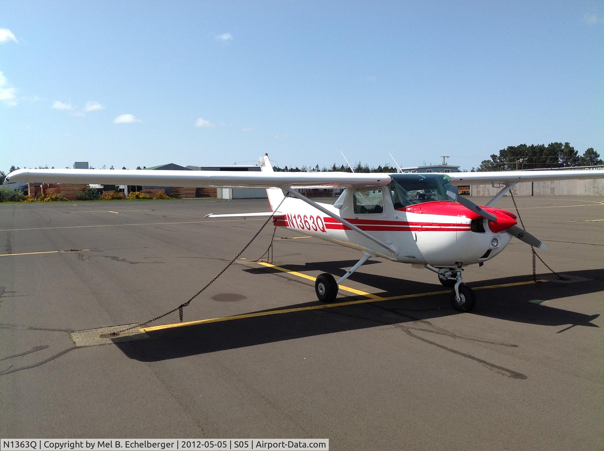N1363Q, 1971 Cessna 150L C/N 15072663, Bandon, Oregon (S05)