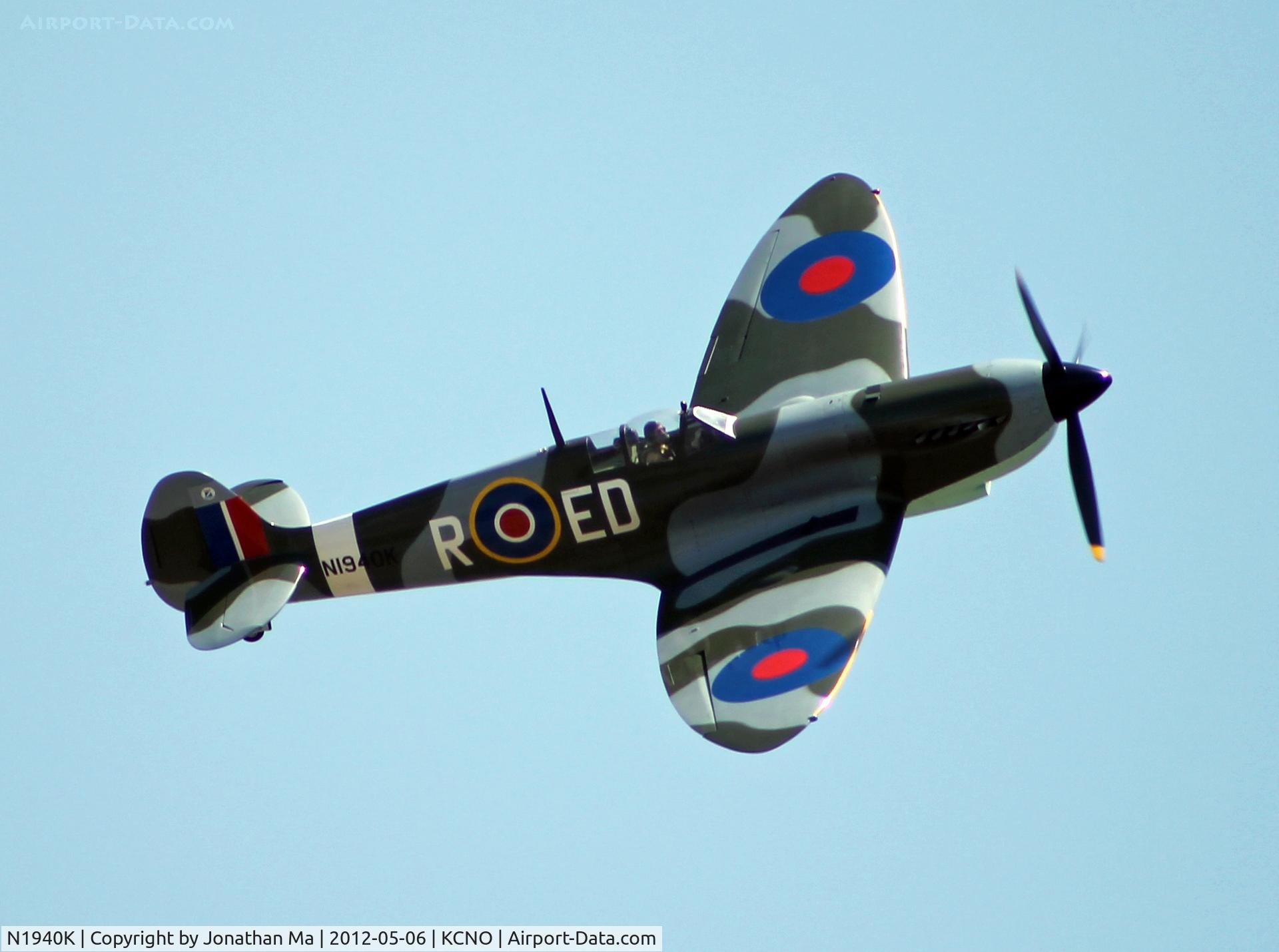 N1940K, 2003 Jurca MJ-100 Spitfire C/N MK9EX, Chino Air Show 2012