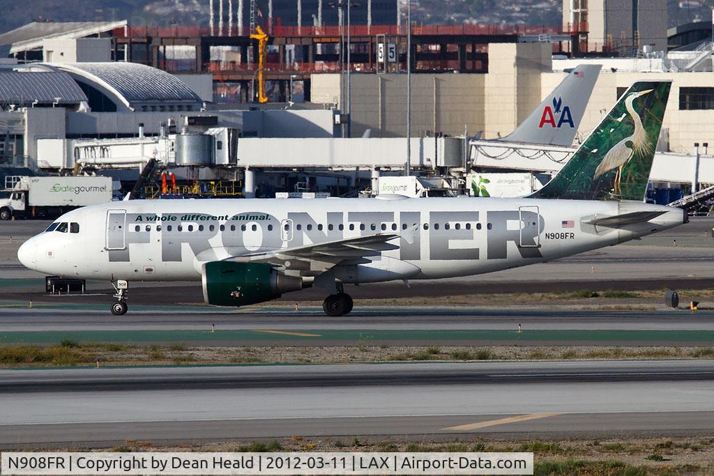 N908FR, 2002 Airbus A319-111 C/N 1759, Frontier Airlines 
