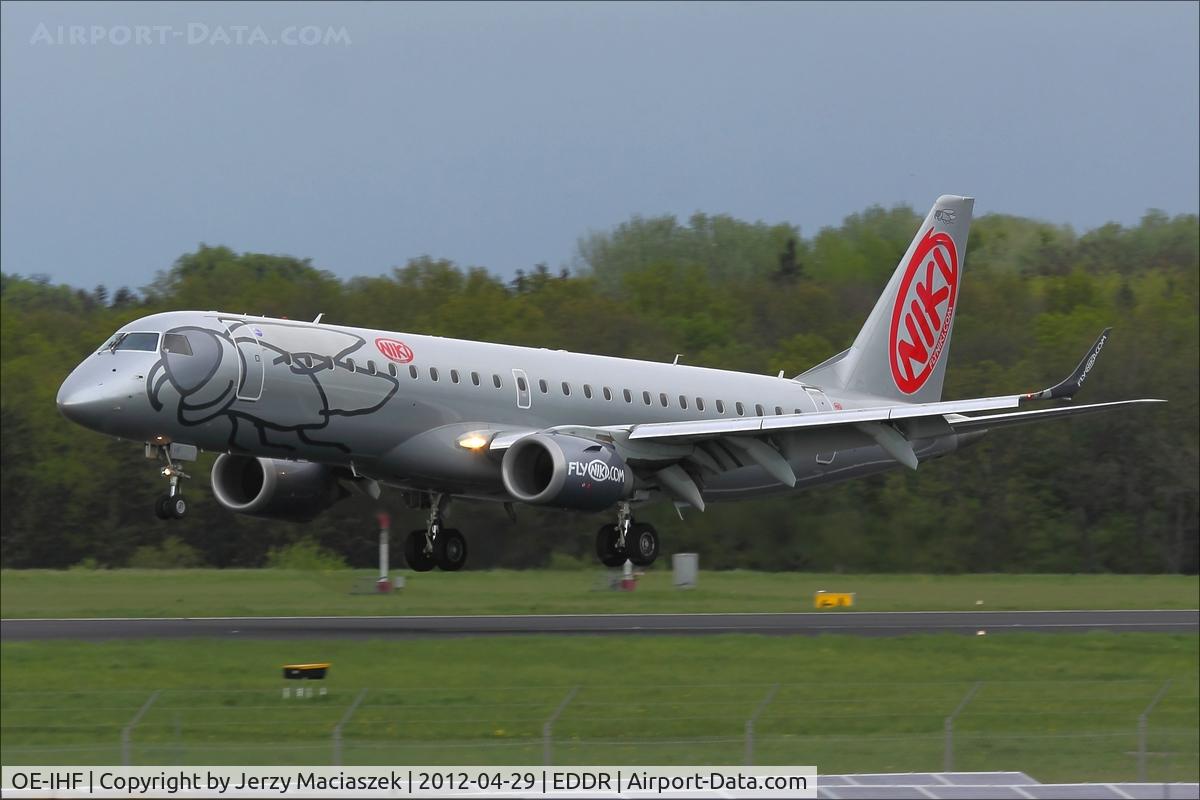 OE-IHF, 2011 Embraer 190LR (ERJ-190-100LR) C/N 19000420, Embraer ERJ-190-200LR
