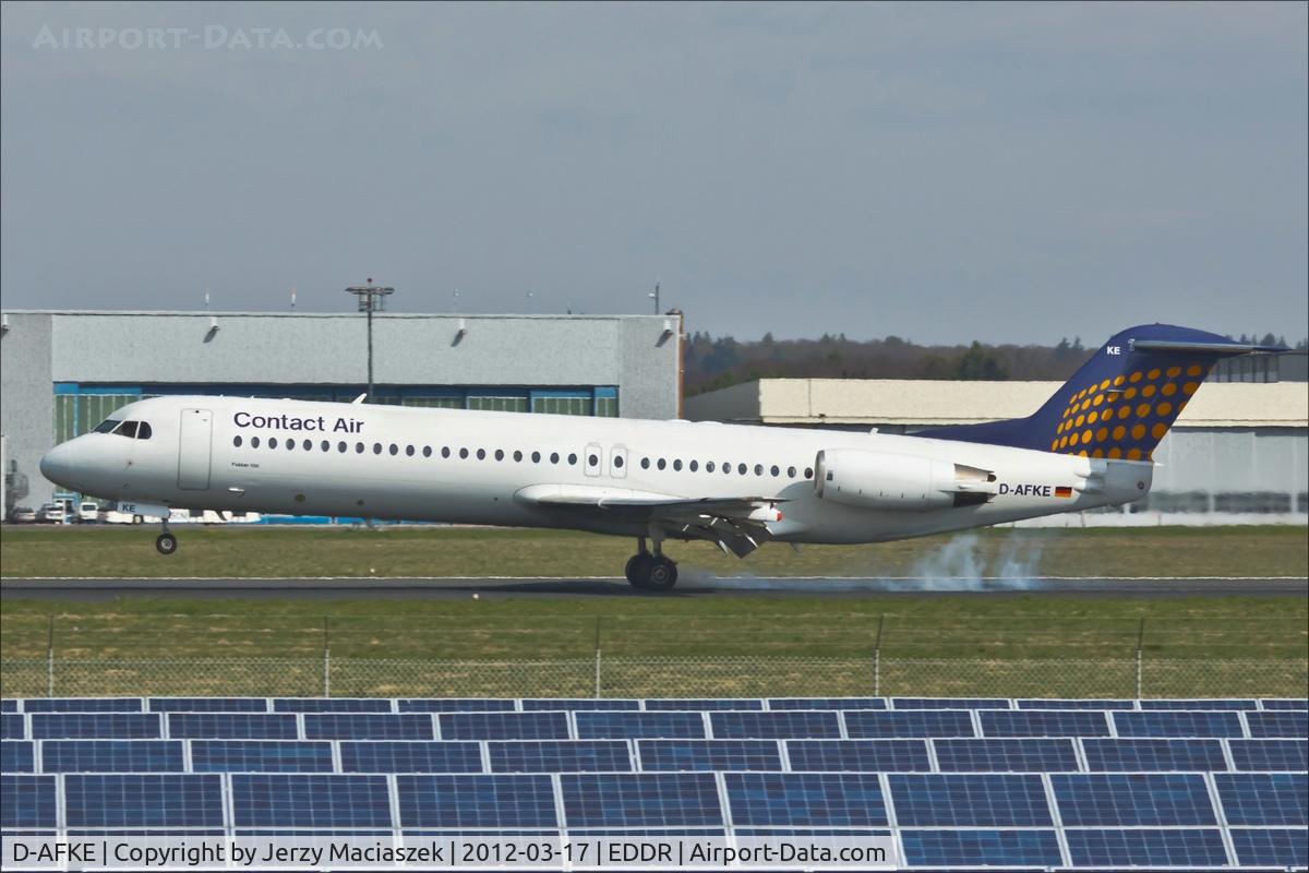 D-AFKE, 1995 Fokker 100 (F-28-0100) C/N 11505, Fokker 100 (F28-0100)