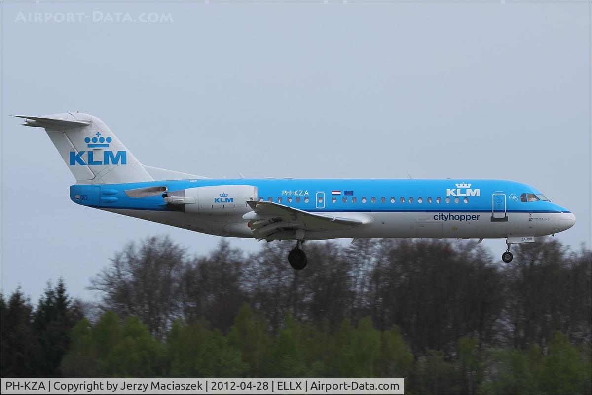 PH-KZA, 1996 Fokker 70 (F-28-070) C/N 11567, Fokker 100