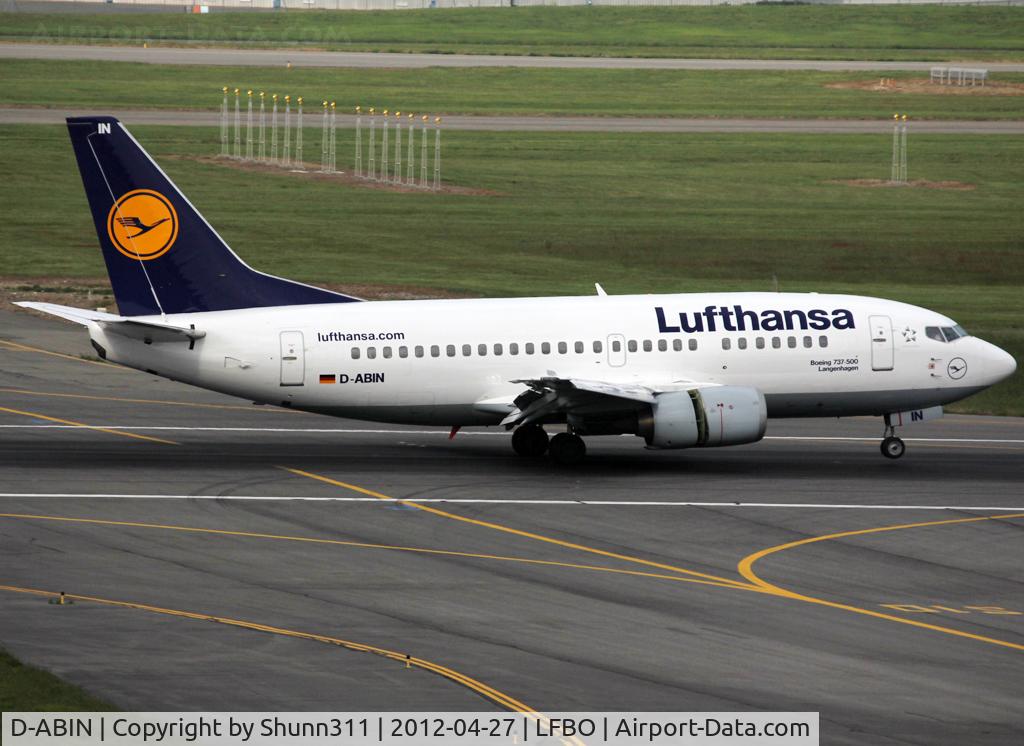D-ABIN, 1991 Boeing 737-530 C/N 24938, Landing rwy 14R
