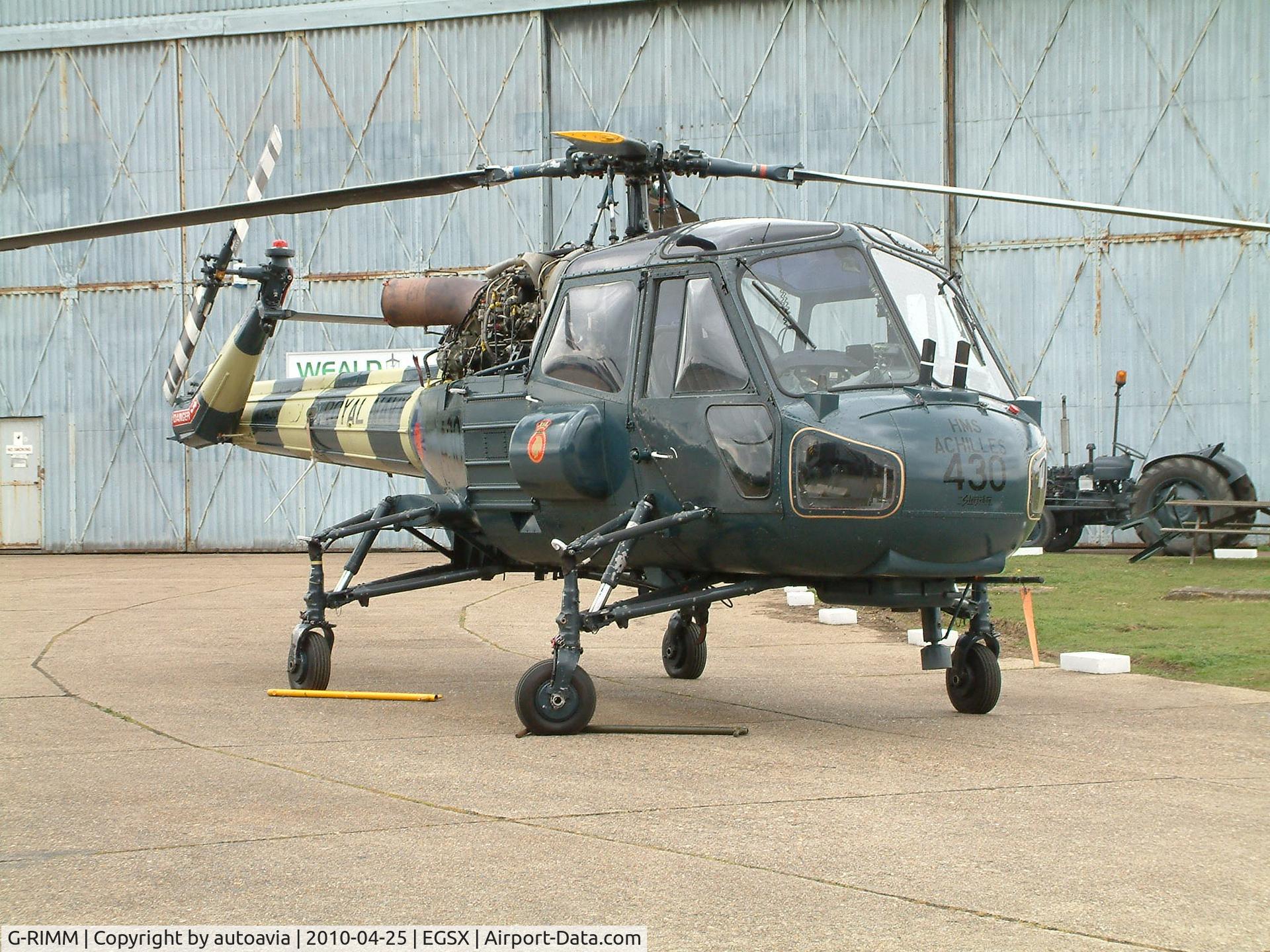 G-RIMM, 1966 Westland Wasp HAS.1 C/N F9605, North Weald