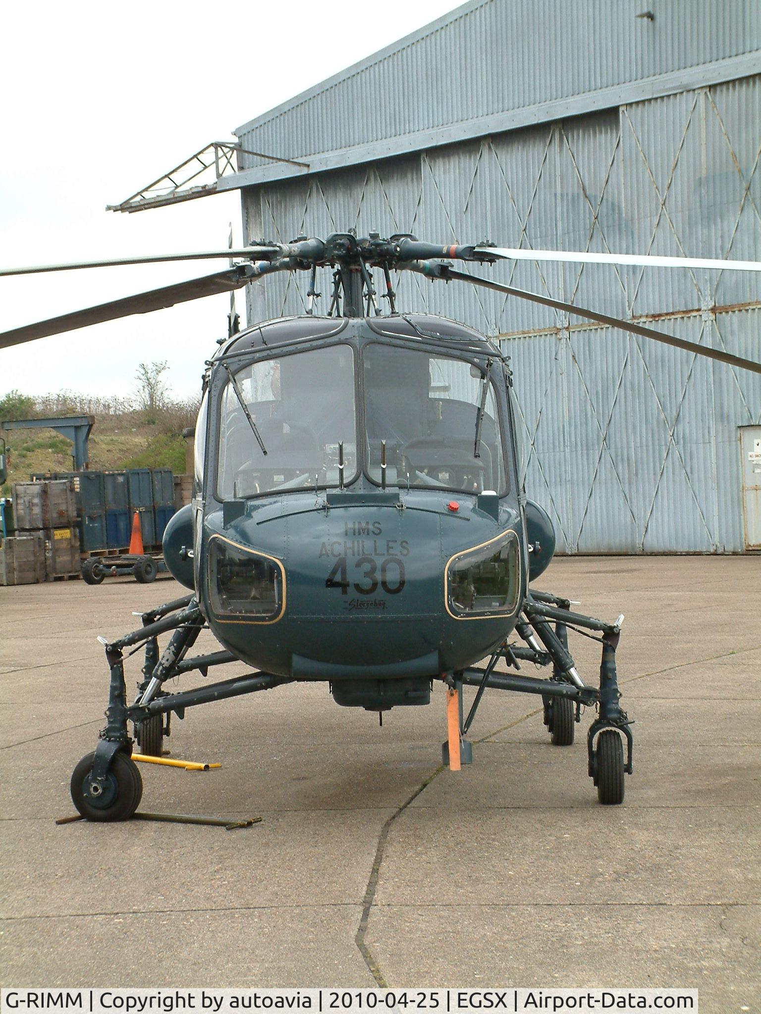 G-RIMM, 1966 Westland Wasp HAS.1 C/N F9605, North Weald