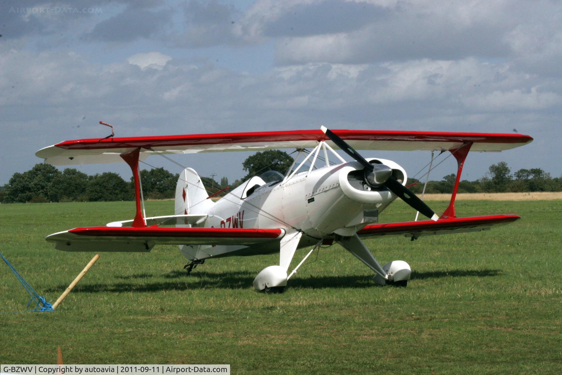 G-BZWV, 2002 Steen Skybolt C/N PFA 064-10751, Stow Maries, Essex fly in