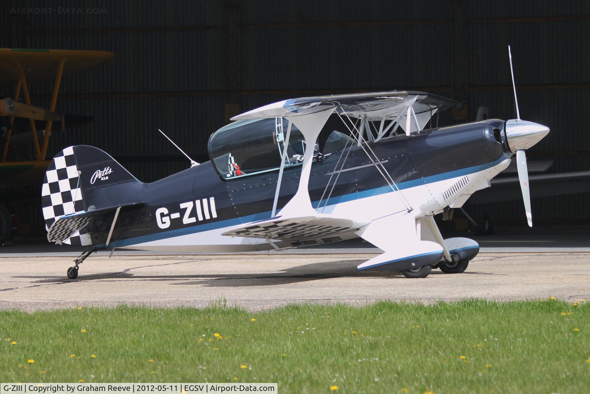 G-ZIII, 1988 Pitts S-2B Special C/N 5151, Parked at Old Buckenham.