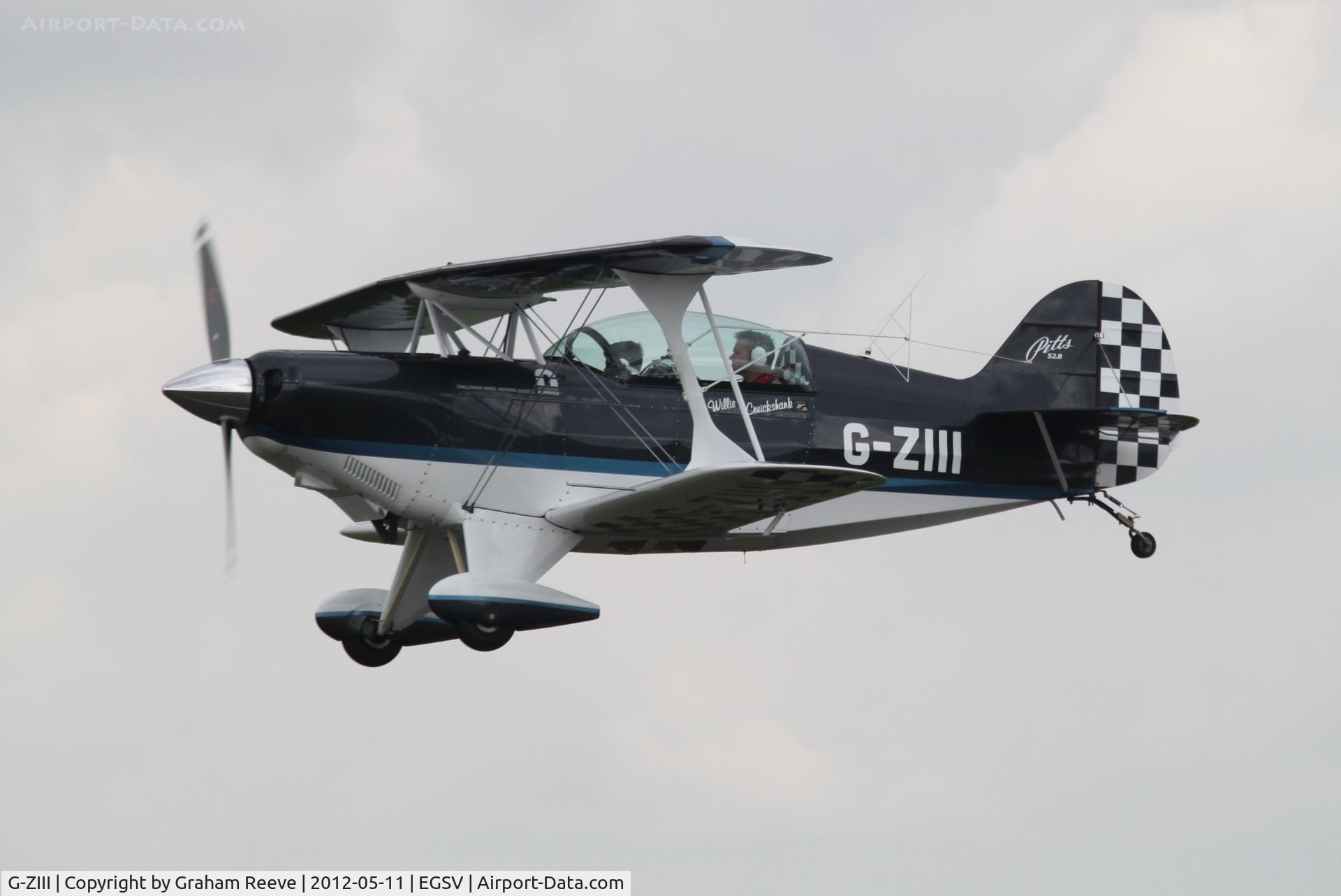 G-ZIII, 1988 Pitts S-2B Special C/N 5151, Just taken off.