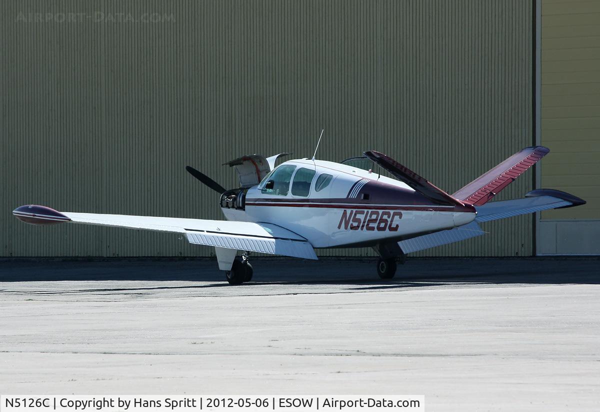 N5126C, 1950 Beech B35 C/N D-2411, Beech B35 Bonanza