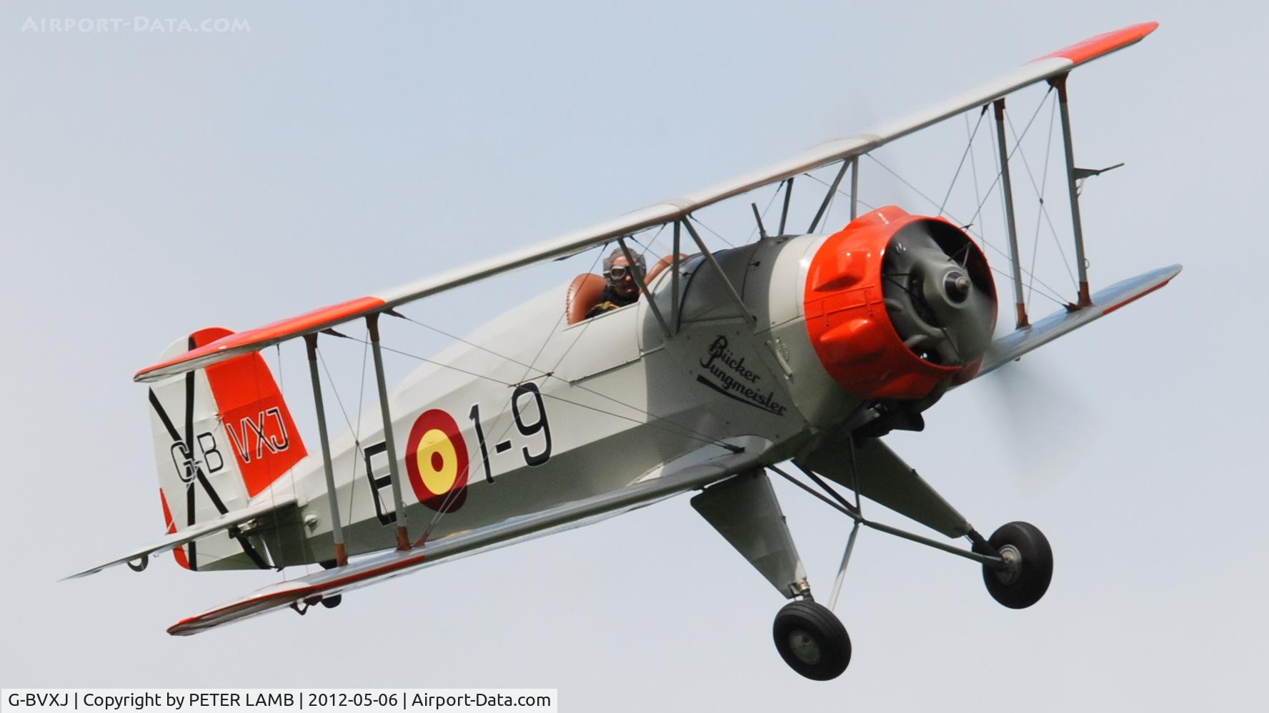 G-BVXJ, 1937 Bucker Bu-133C Jungmeister C/N E-19, Photo taken at a Breighton E.Yorks