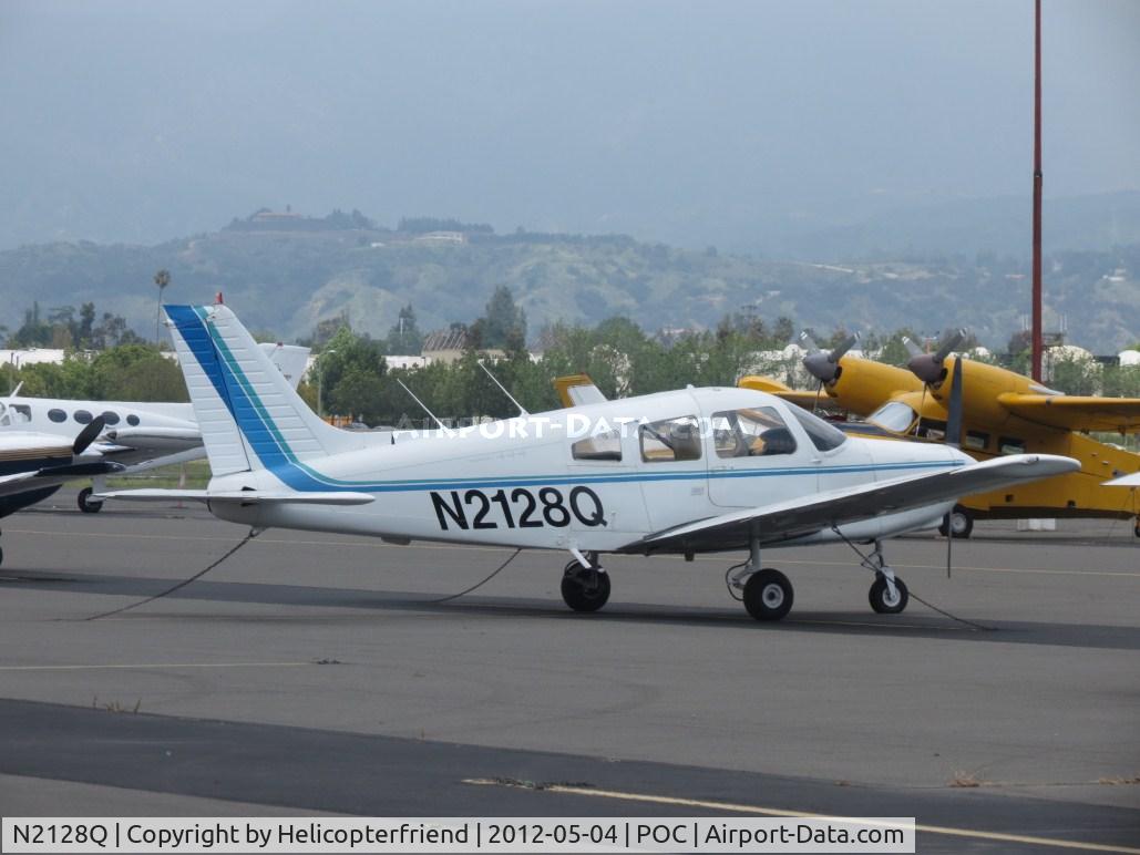 N2128Q, 1979 Piper PA-28-161 Cherokee Warrior II C/N 28-7916281, Parked in transient parking