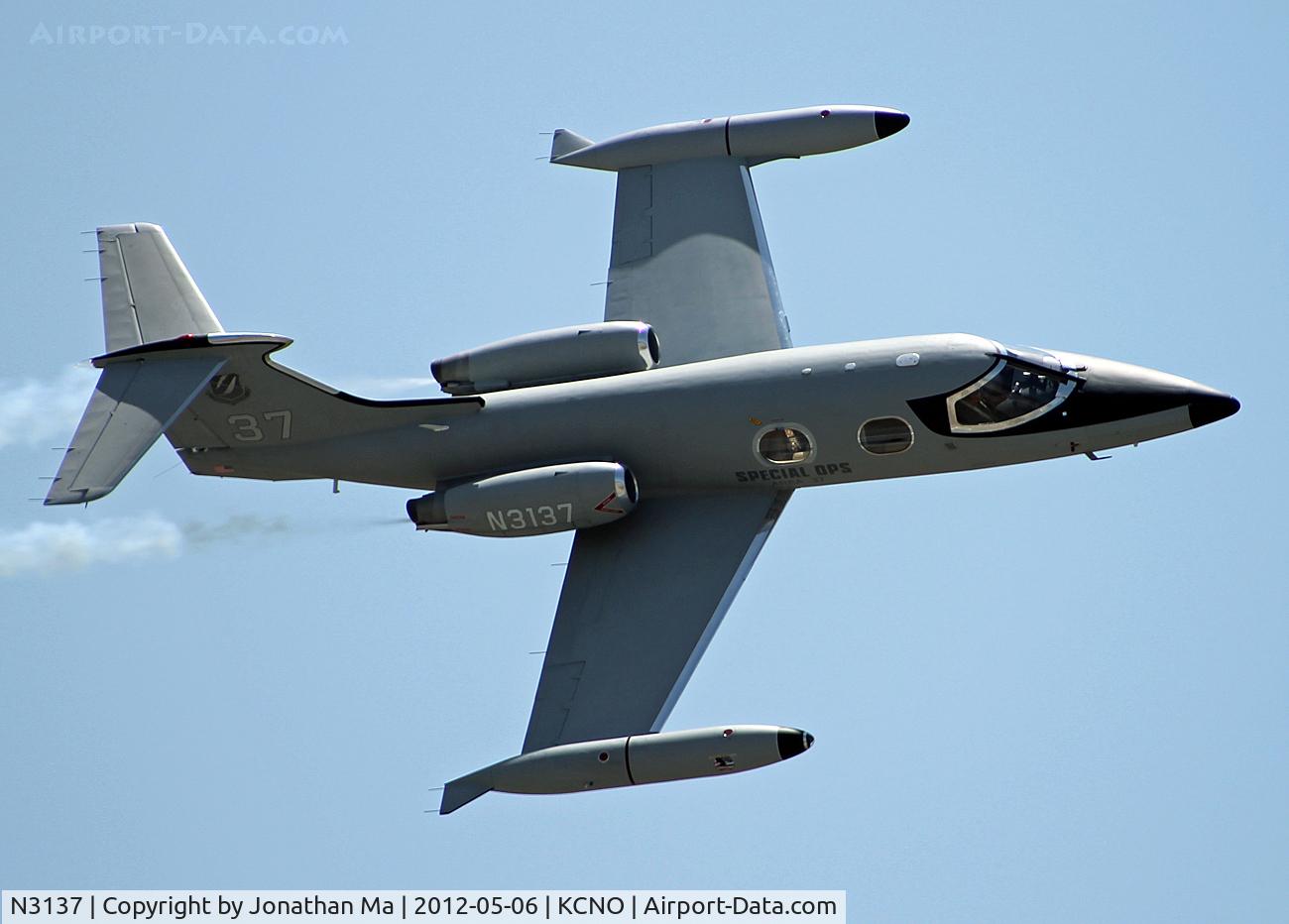 N3137, 1966 Learjet 24 C/N 123, Chino Air Show 2012