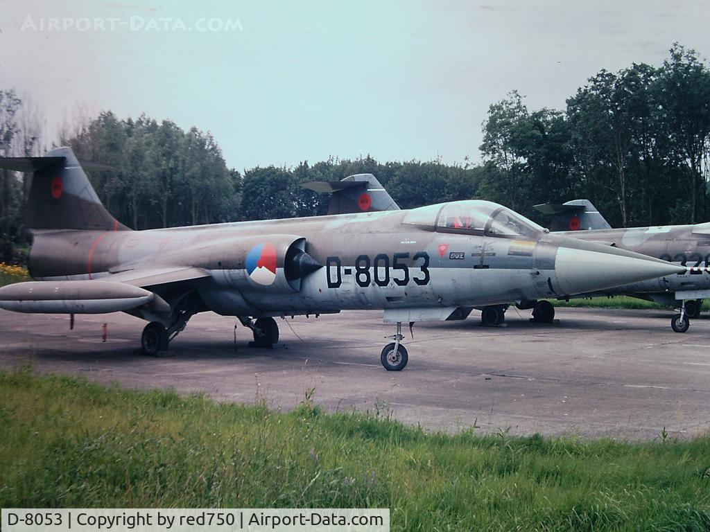 D-8053, Lockheed F-104G Starfighter C/N 683-8053, Photograph by Edwin van Opstal with permission. Scanned from a color slide.