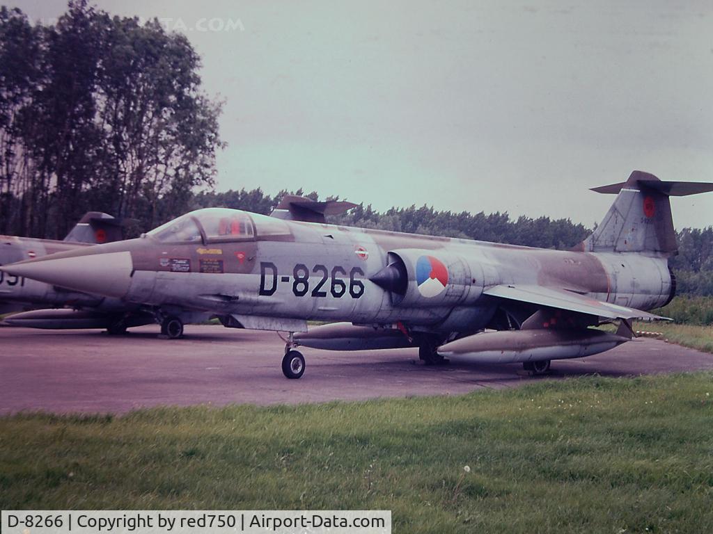 D-8266, Lockheed F-104G Starfighter C/N 683-8266, Photograph by Edwin van Opstal with permission. Scanned from a color slide.