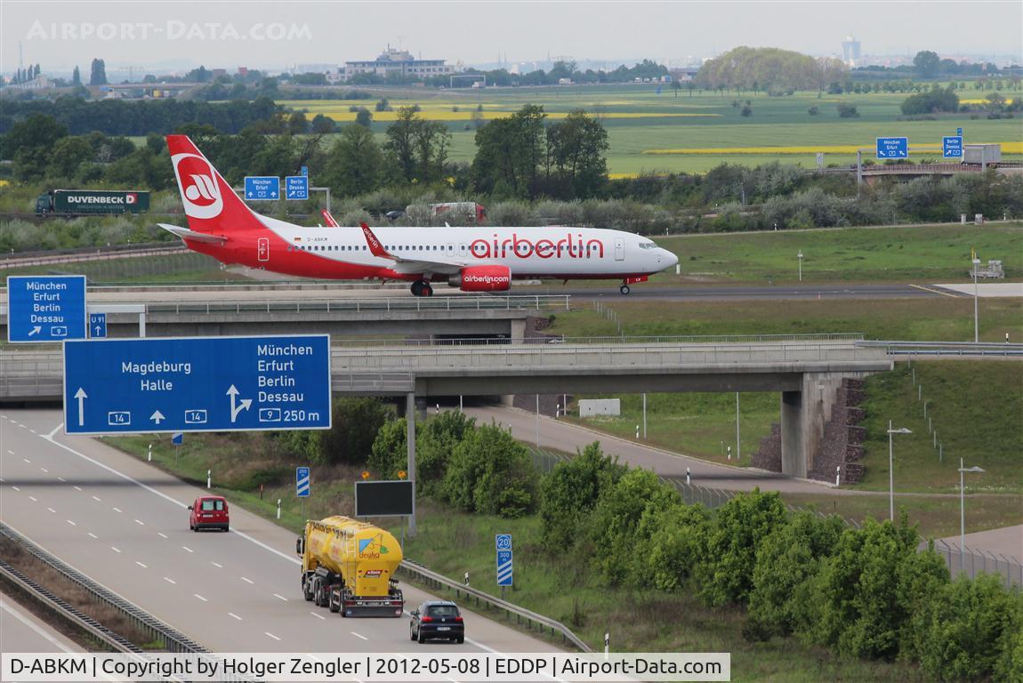 D-ABKM, 2010 Boeing 737-86J C/N 37755, Flight AB 2298 to Funchal/Madeira on taxiway Whiskey 1...