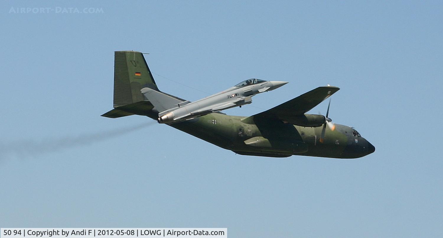 50 94, Transall C-160D C/N D131, German Air Force C-160 with Austrian Air Force Eurofighter