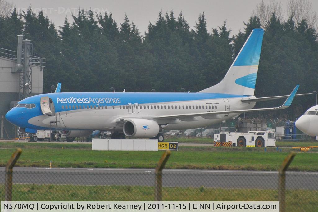 N570MQ, Boeing 737-800 C/N 30570, Parked outside Air Atlantic before delivery