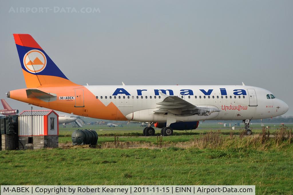 M-ABEK, 2004 Airbus A319-132 C/N 2277, Parked for storage