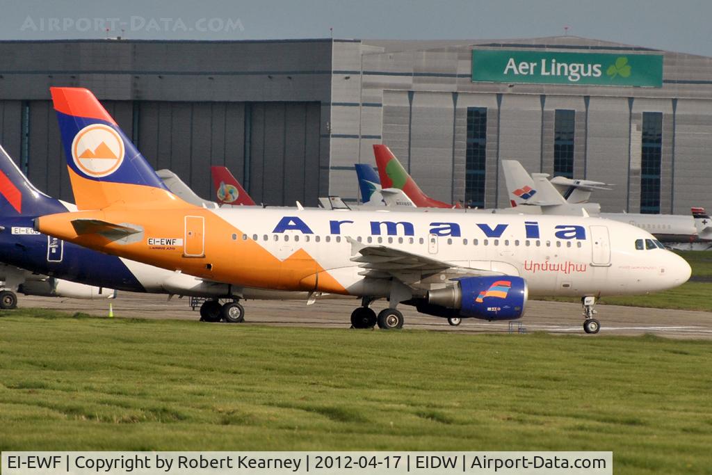 EI-EWF, 2009 Airbus A319-111 C/N 3834, Parked in the line of aircraft being stored