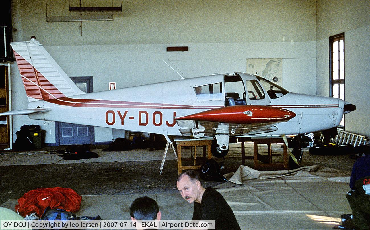 OY-DOJ, 1964 Piper PA-28-140 Cherokee Cruiser C/N 28-20373, Alleroed (now closed) 14.7.07