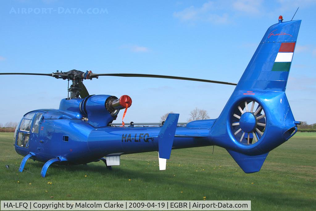 HA-LFQ, 1980 Aerospatiale SA-342L Gazelle C/N 1854, Aerospatiale SA-342L Gazelle, Breighton Airfield April 2009.