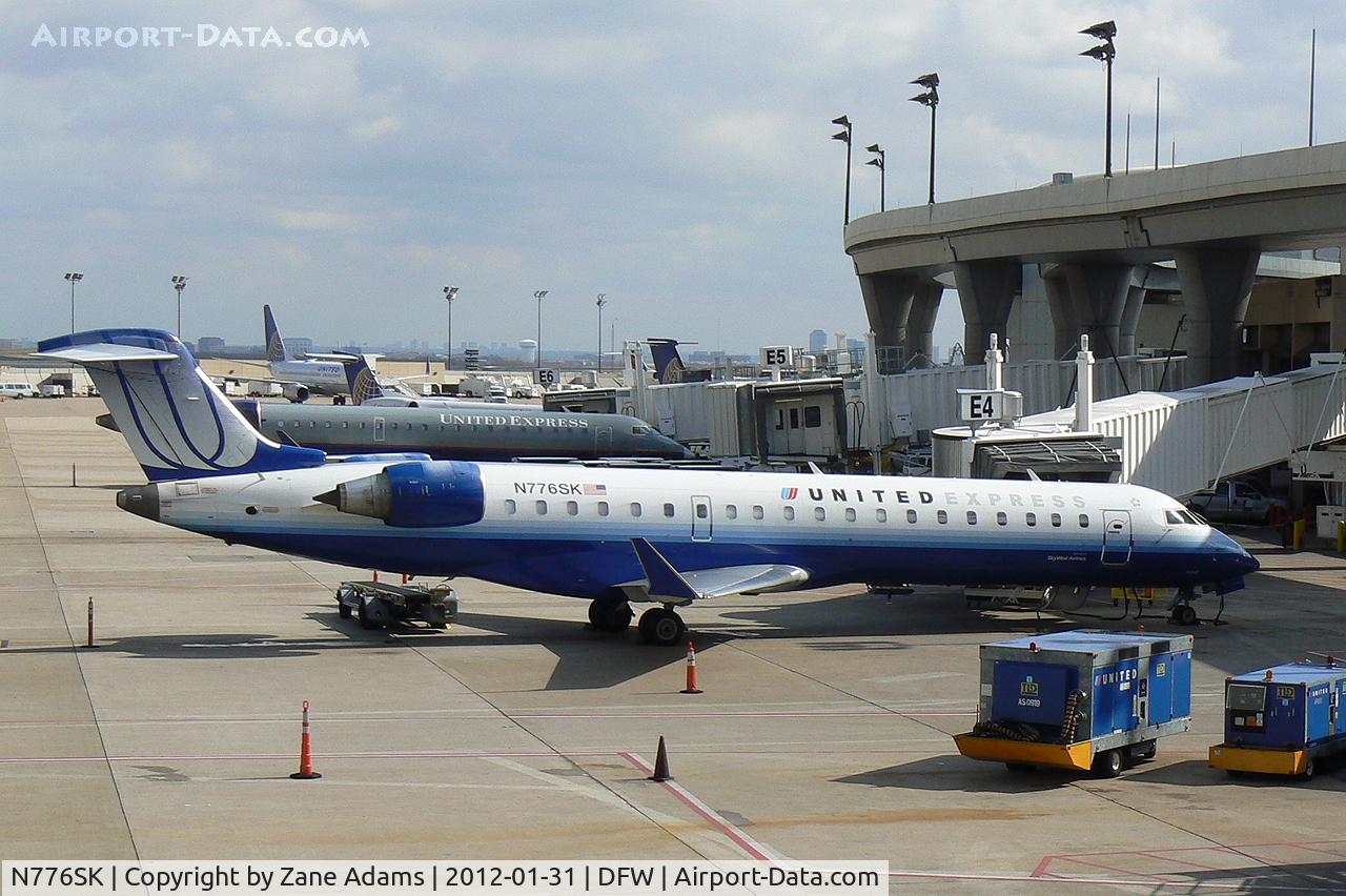 N776SK, 2006 Bombardier CRJ-700 (CL-600-2C10) Regional Jet C/N 10241, At DFW Airport
