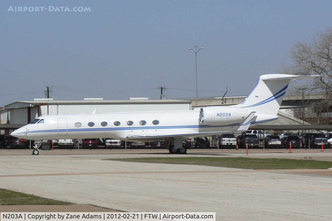 N203A, 2007 Gulfstream Aerospace GV-SP (G550) C/N 5169, At Fort Worth Meacham Field