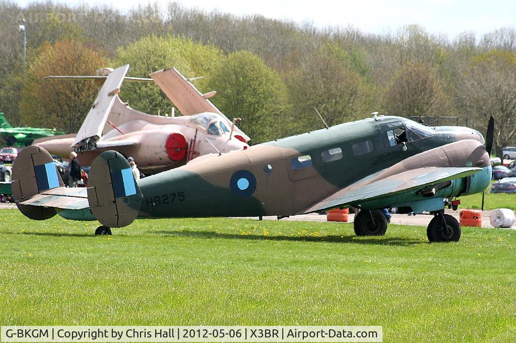 G-BKGM, 1952 Beech Mk.3NM Expeditor C/N A-853/CA-203, visitor to the Cold War Jets open day at Bruntingthorpe