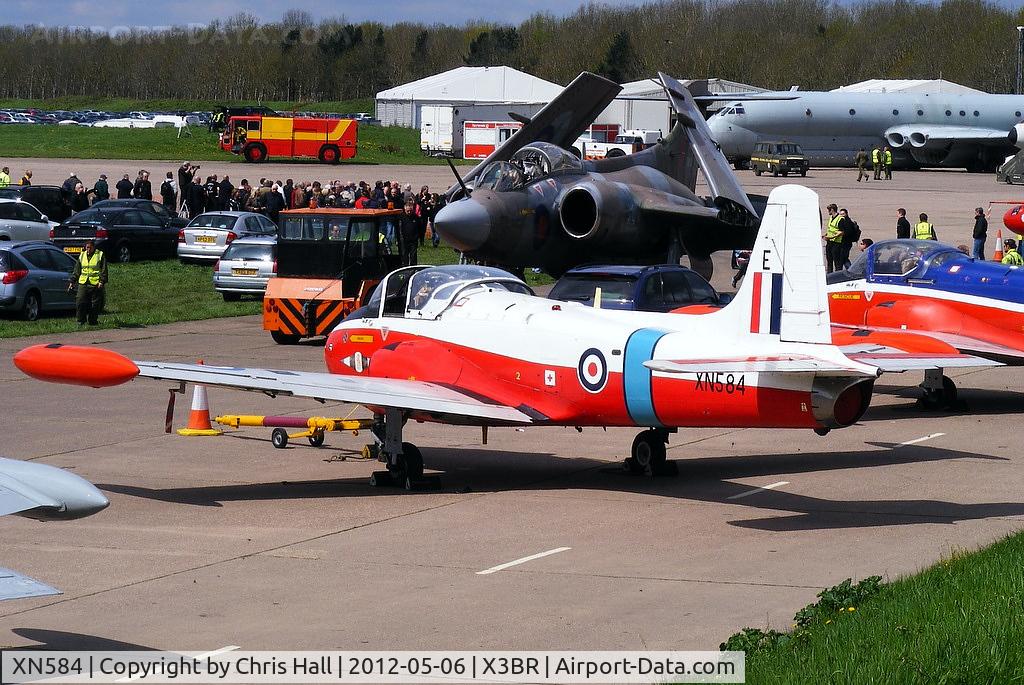 XN584, 1961 Hunting P-84 Jet Provost T.3A C/N PAC/W/11826, at the Cold War Jets open day, Bruntingthorpe