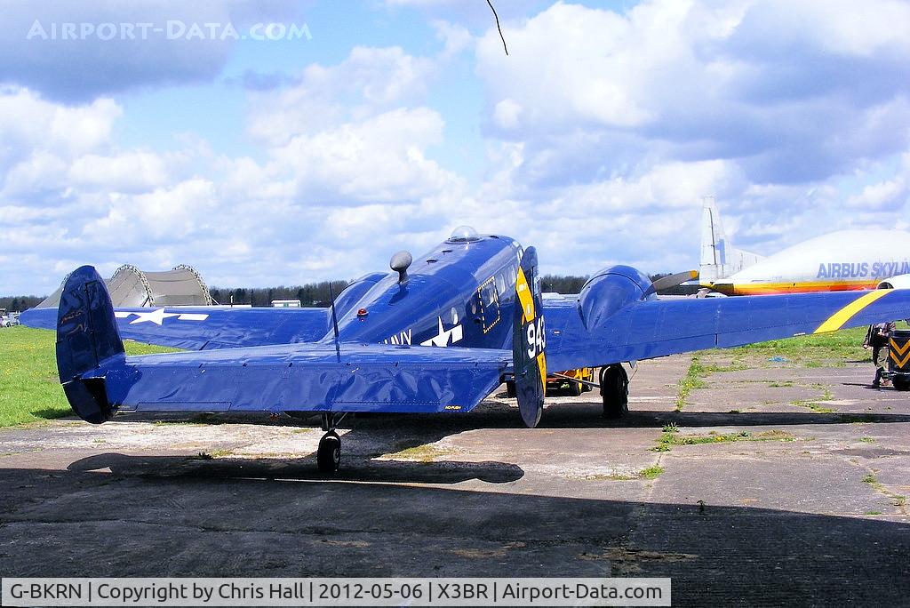 G-BKRN, 1952 Beech D18S C/N CA-75, at the Cold War Jets open day, Bruntingthorpe