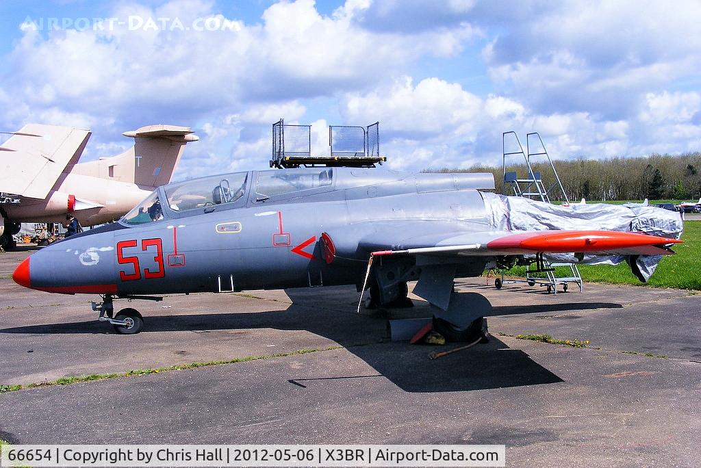 66654, Aero L-29 Delfin C/N 395189, at the Cold War Jets open day, Bruntingthorpe