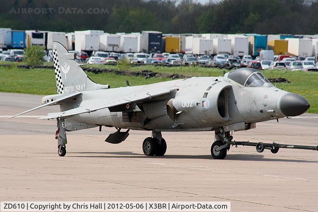 ZD610, 1985 British Aerospace Sea Harrier F/A.2 C/N 1H-912049/B43/P27, new addition to the Cold War Jets collection having arrived at Bruntingthorpe a few days earlier from Dunsfold
