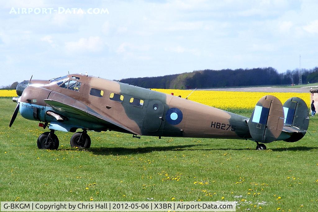 G-BKGM, 1952 Beech Mk.3NM Expeditor C/N A-853/CA-203, visitor to the Cold War Jets open day, Bruntingthorpe